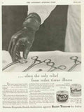 Surgical Instruments Scott 1930s Vintage Retro Advert Poster