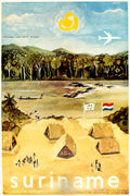Suriname Coastline Tourism Vintage Retro Advert Poster A4 Photo Print