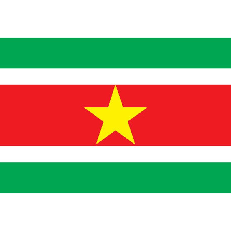 Suriname Flag N1829 A4 Photo Print