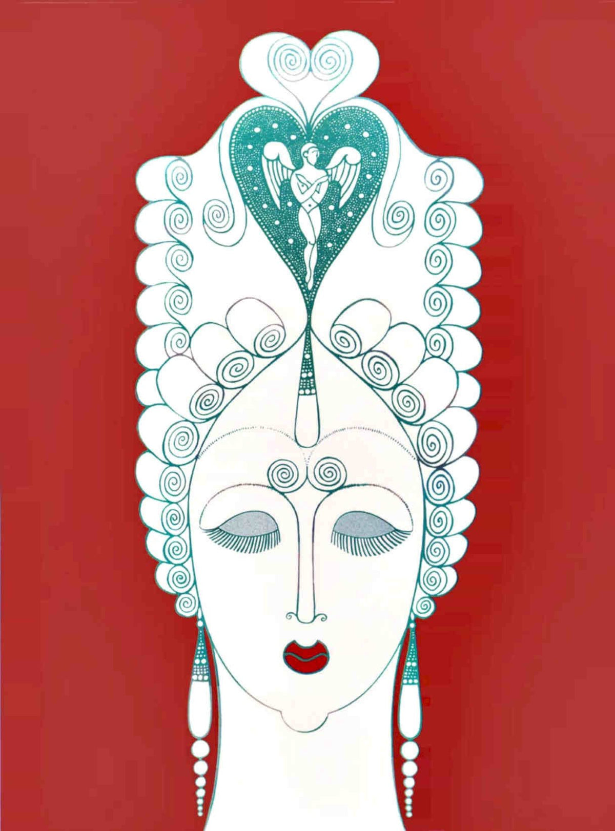 Surreal Angel Halo Vintage Retro Advert Poster A4 Photo Print