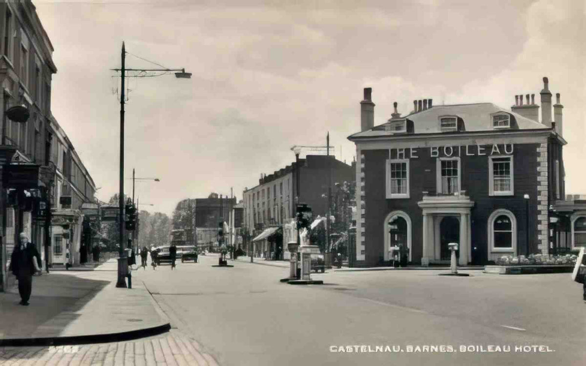 Surrey Barnes Castlenau Boileau Hotel Vintage A4 Photo Print
