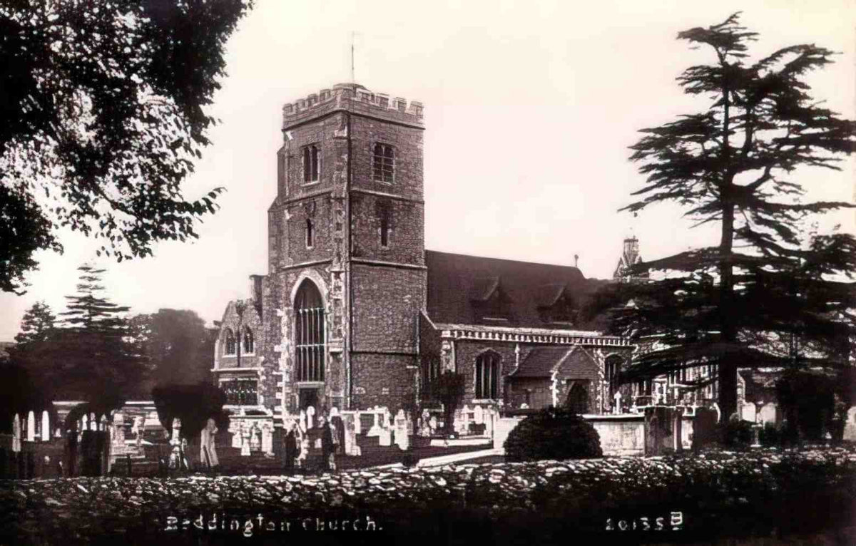 Surrey Beddington Church Vintage A4 Photo Print