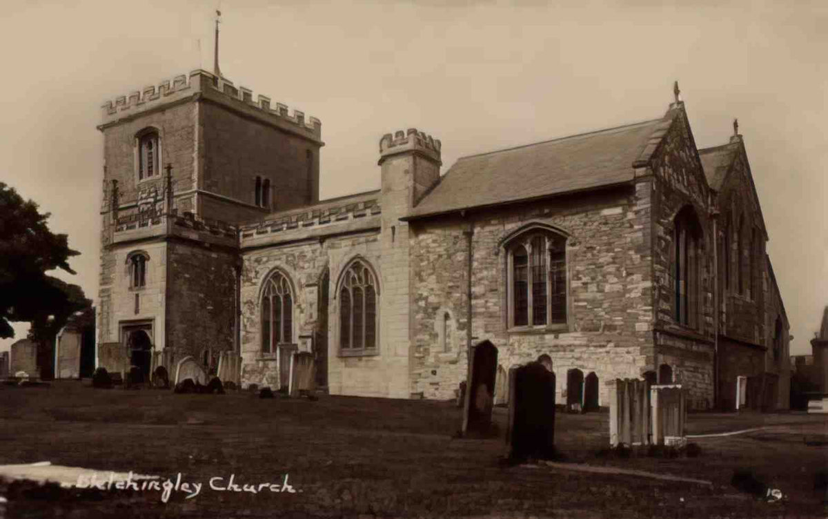 Surrey Bletchingley St Marys Vintage A4 Photo Print