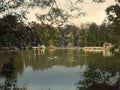 Surrey Camberley Bathing Lake Vintage A4 Photo Print