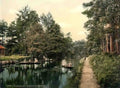 Surrey Camberley Boating and Fishing Vintage A4 Photo Print