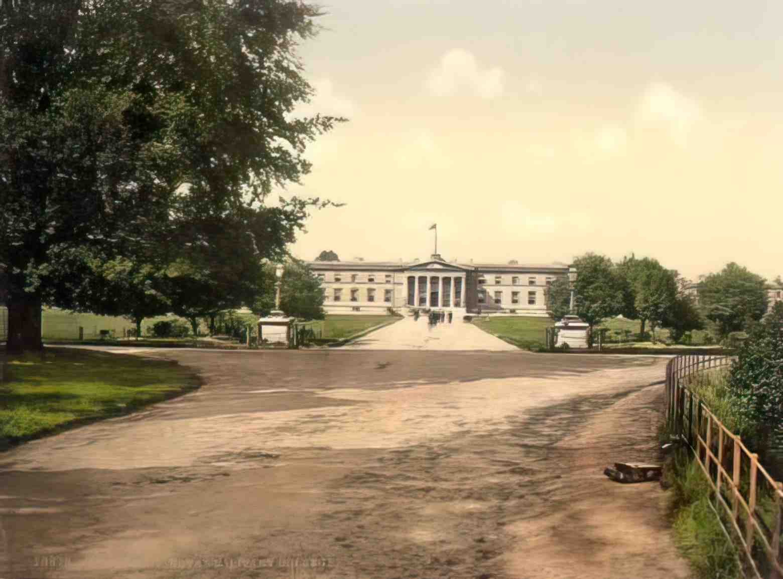 Surrey Camberley Royal Military College Vintage A4 Photo Print