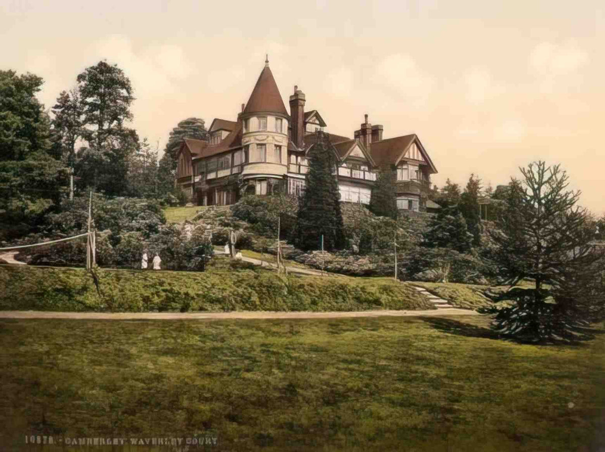 Surrey Camberley Waverley Court Vintage A4 Photo Print