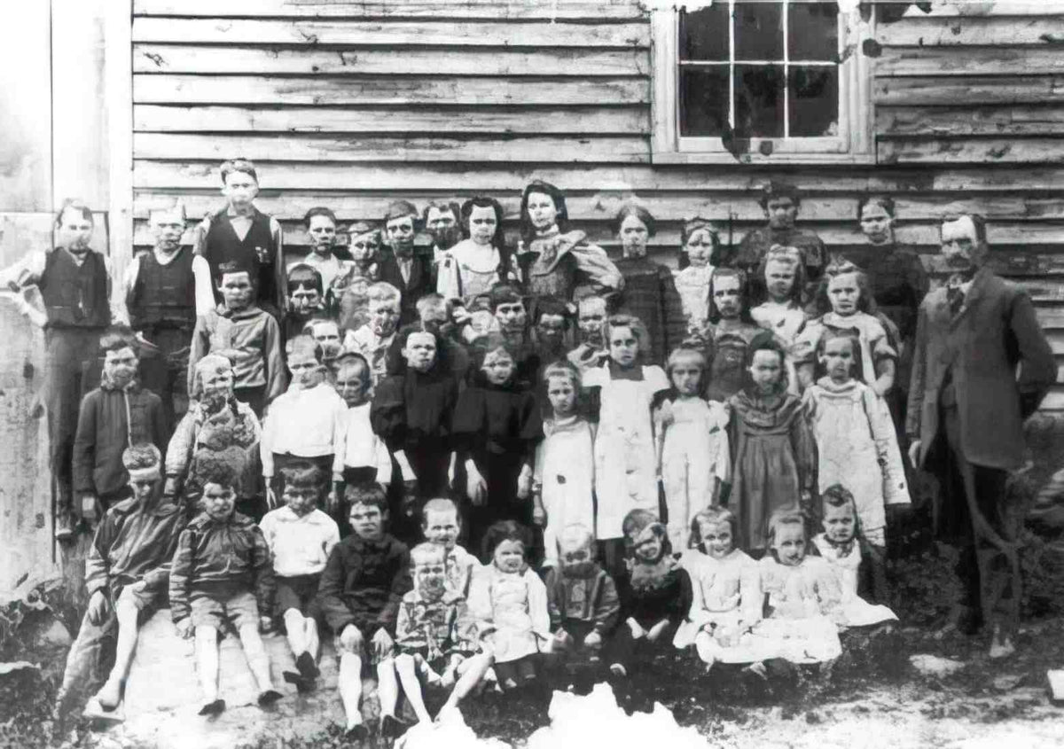 Surrey Croydon English Class in 1898 Vintage A4 Photo Print