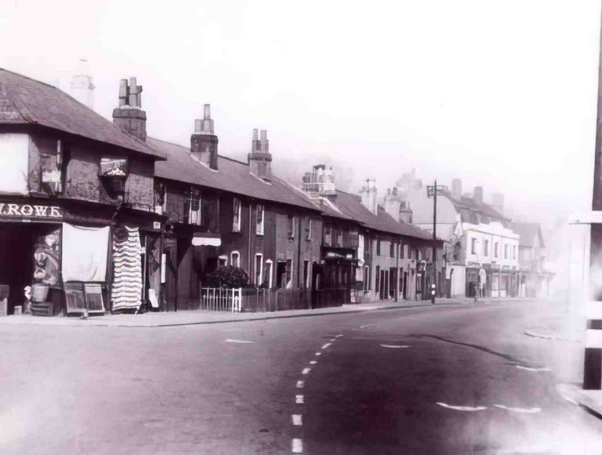 Surrey Croydon Looking down old town Vintage A4 Photo Print