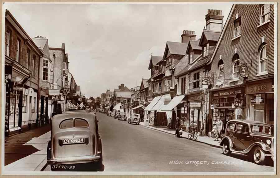 Surrey England11730 Vintage A4 Photo Print