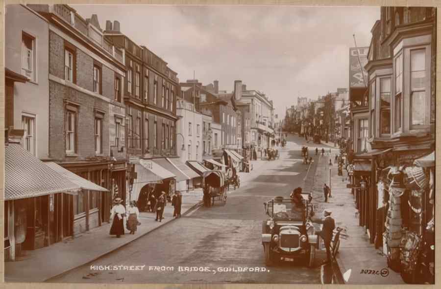 Surrey England12986 Vintage A4 Photo Print