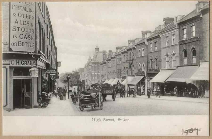 Surrey England13866 Vintage A4 Photo Print