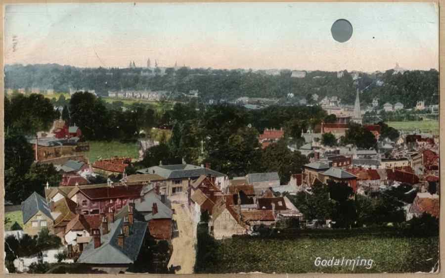 Surrey England16040 Vintage A4 Photo Print