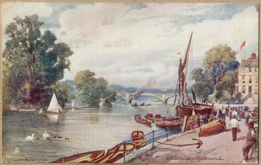 Surrey England16046 Vintage A4 Photo Print