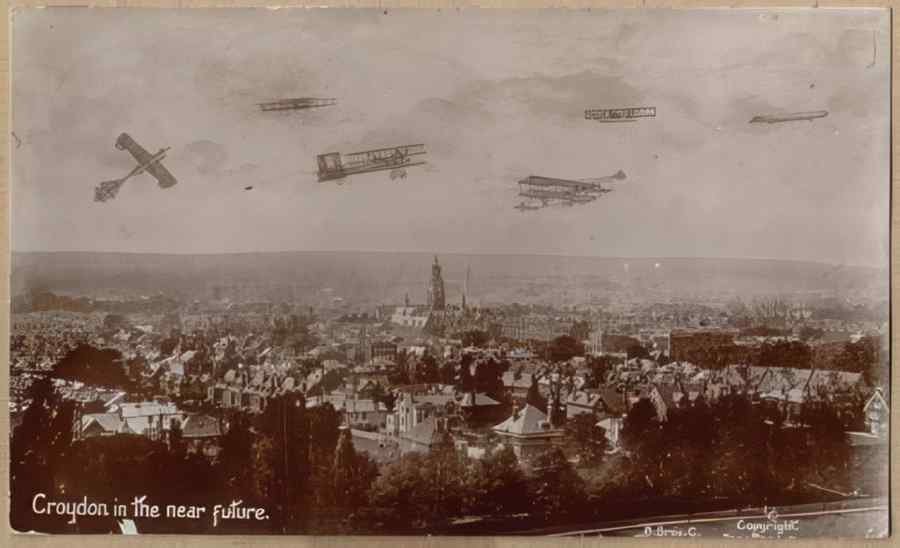 Surrey England16073 Vintage A4 Photo Print