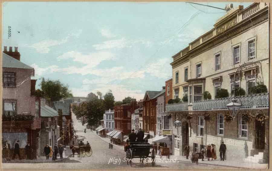Surrey England16322 Vintage A4 Photo Print