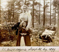 Surrey Limpsfield FS Doris and Marjorie 1899 1 Vintage A4 Photo Print