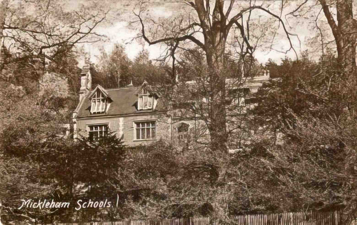 Surrey Mickleham Schools built 1844 photo c1904 Vintage A4 Photo Print