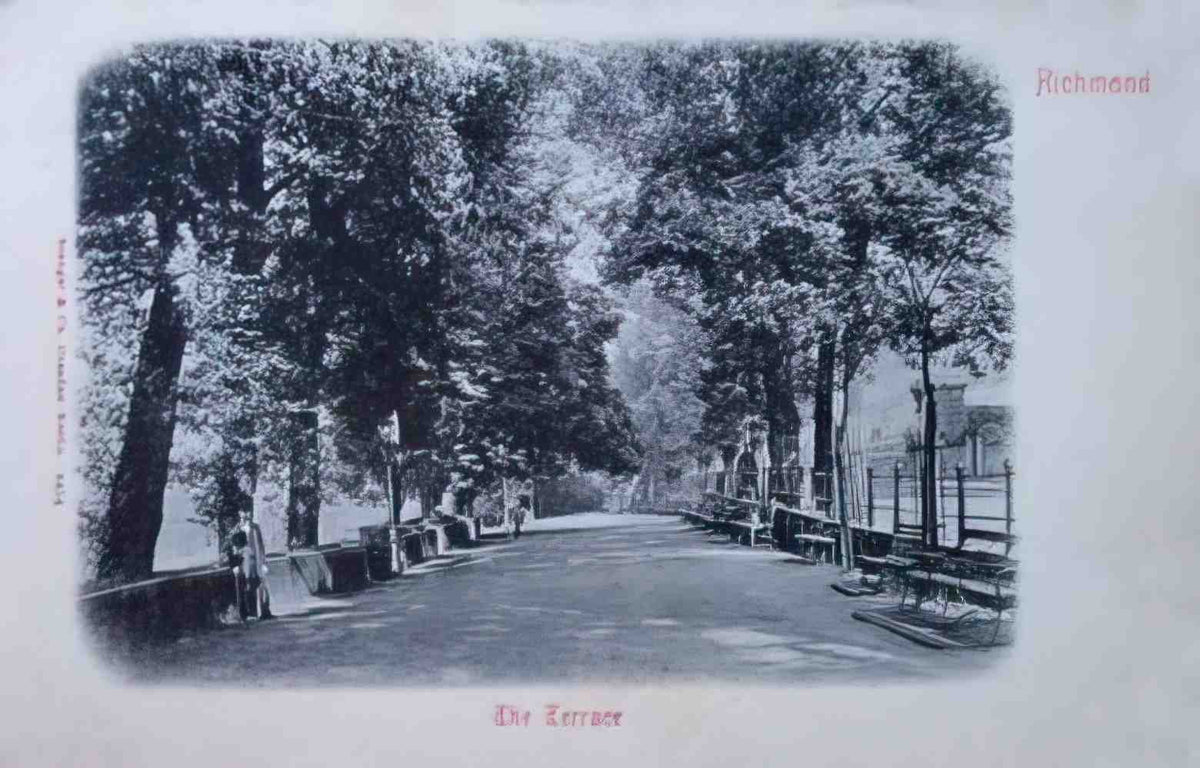 Surrey Richmond The Terrace Vintage A4 Photo Print