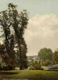 Surrey Richmond upon Thames Terrace Vintage A4 Photo Print