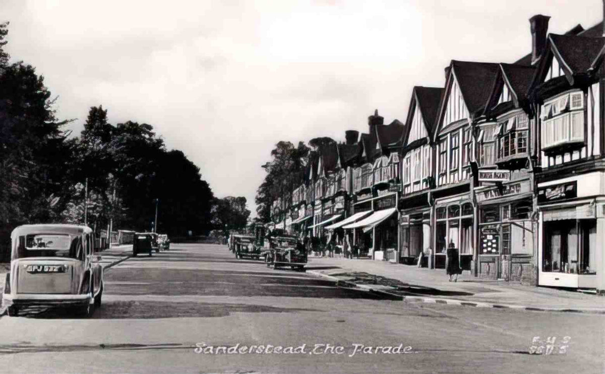 Surrey Sanderstead The Parade Vintage A4 Photo Print