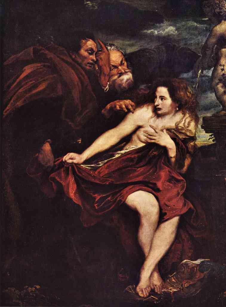 Susanna In A Bath Van Dyck A4 Photo Print