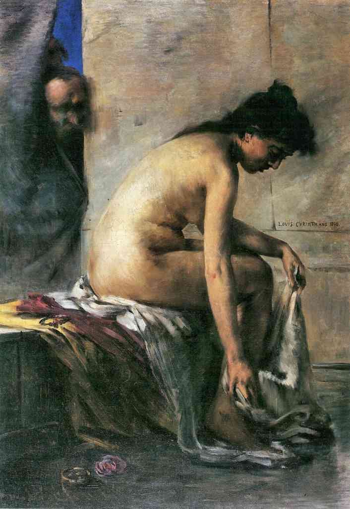 Susanna In Bath Lovis Corinth Impressionism European A4 Photo Print