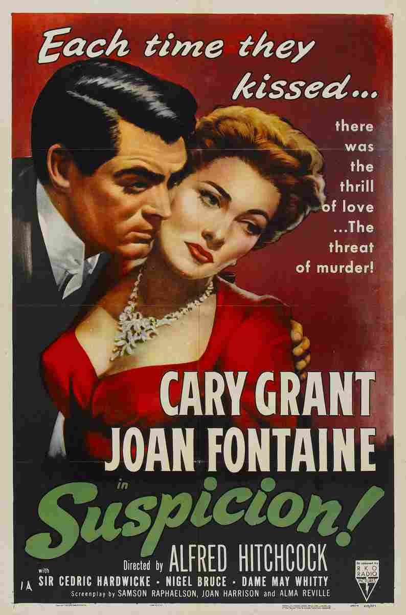  Suspicion 1941 04 film star poster A4 Photo Print