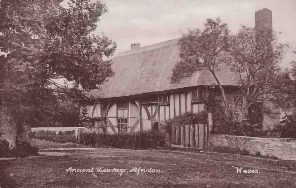 Sussex Alfriston Ancient Vicarage Vintage A4 Photo Print