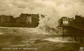 Sussex Brighton Rough Sea Vintage A4 Photo Print