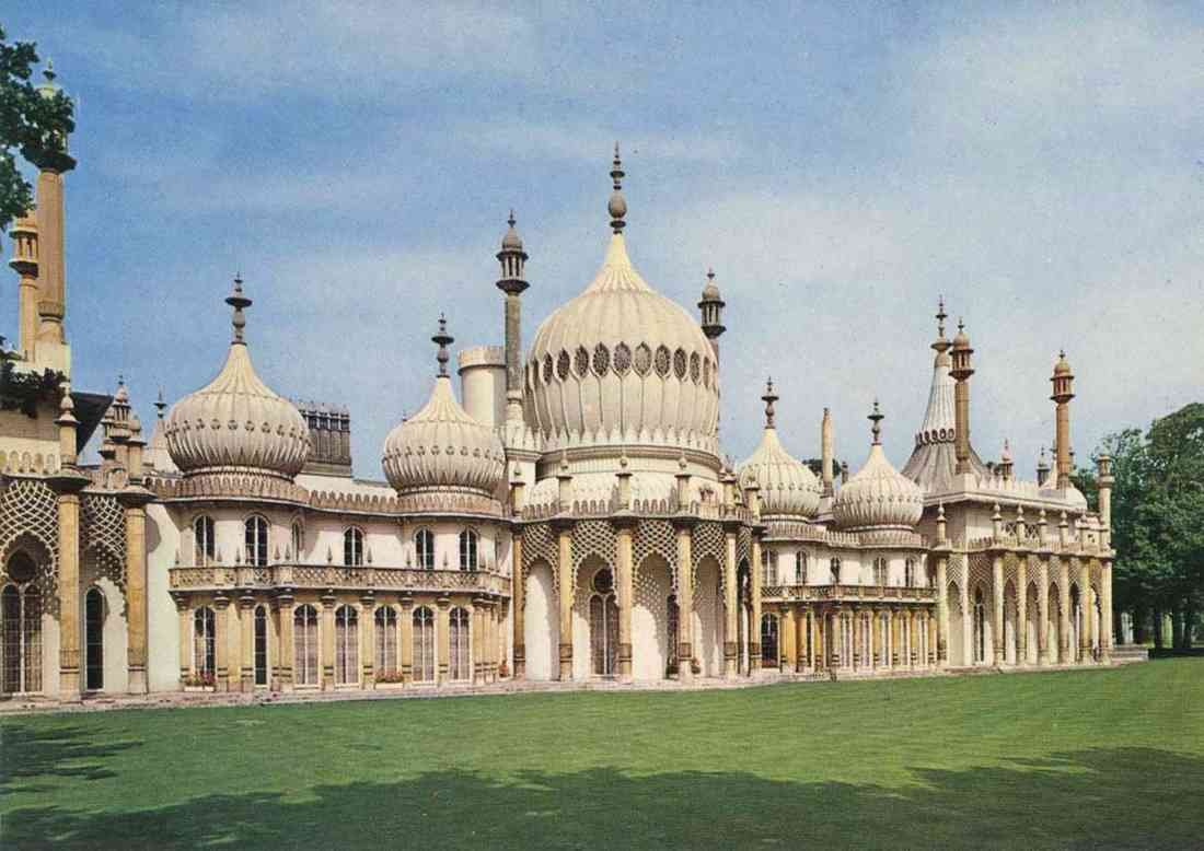 Sussex Brighton Royal Pavilion vintage old A4 Photo Print