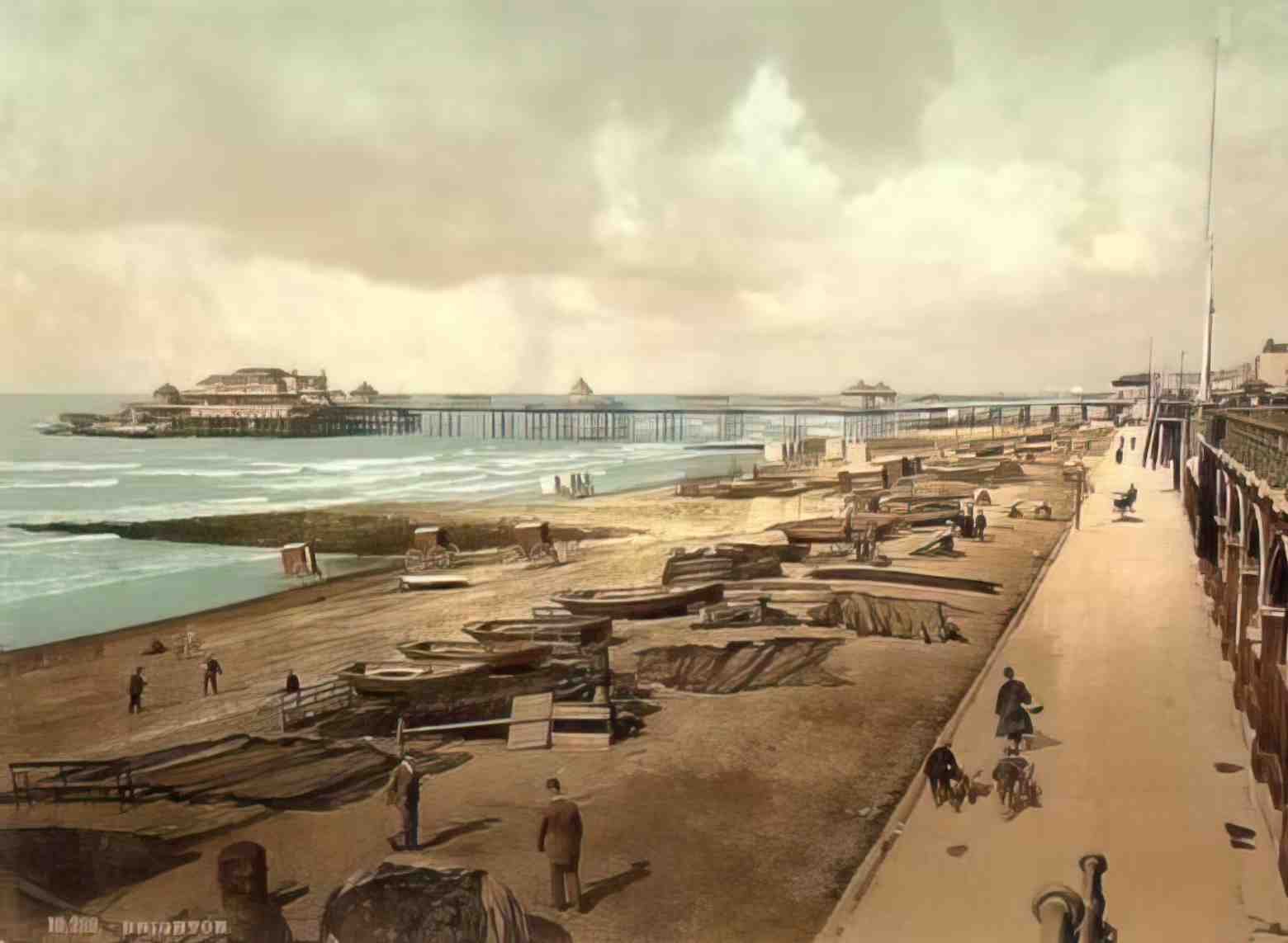 Sussex Brighton Vintage A4 Photo Print