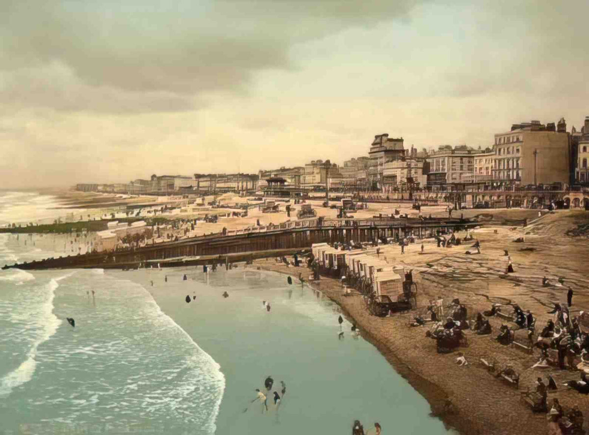 Sussex Brighton from the Pier Head Vintage A4 Photo Print