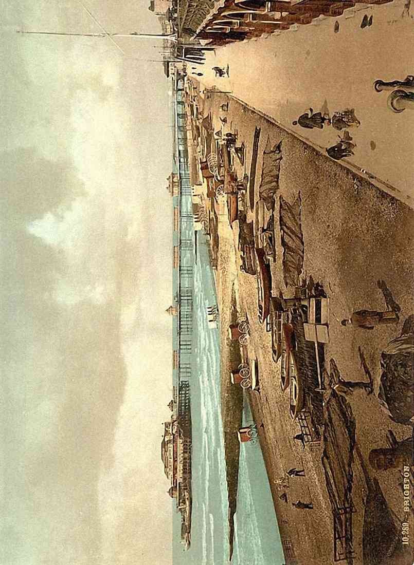 Sussex Brighton vintage old A4 Photo Print
