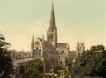 Sussex Chichester Cathedral Vintage A4 Photo Print