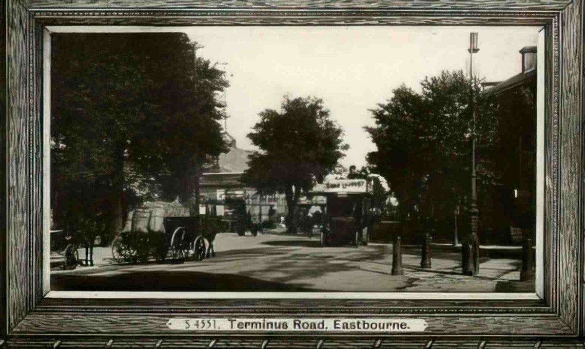 Sussex Eastbourne Terminus Road c1910 Vintage A4 Photo Print