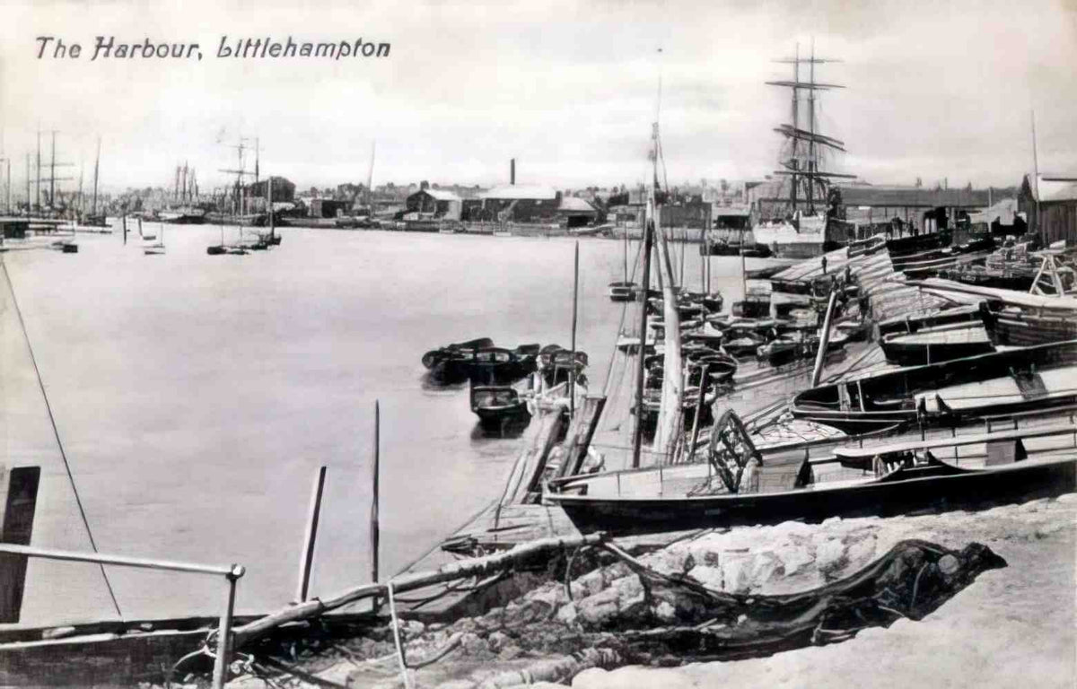 Sussex Littlehampton Harbour III Vintage A4 Photo Print