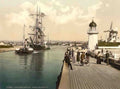 Sussex Littlehampton Pier and Harbour Vintage A4 Photo Print