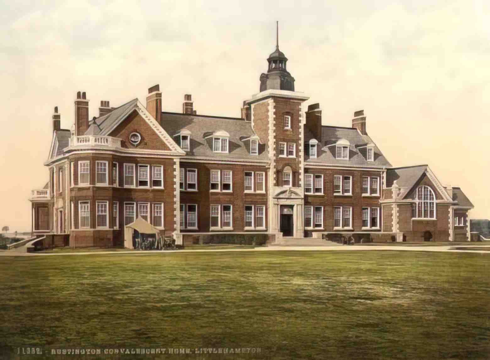 Sussex Littlehampton Rustington Convalescent Home Vintage A4 Photo Print