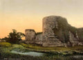 Sussex Pevensey Castle Vintage A4 Photo Print