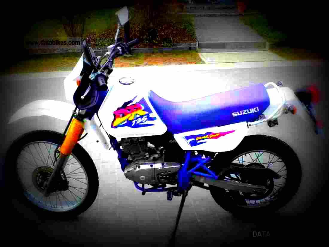 Suzuki AN 125 1997 2 motorbike A4 Photo Print