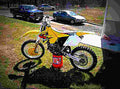 Suzuki AN 125 1997 4 motorbike A4 Photo Print