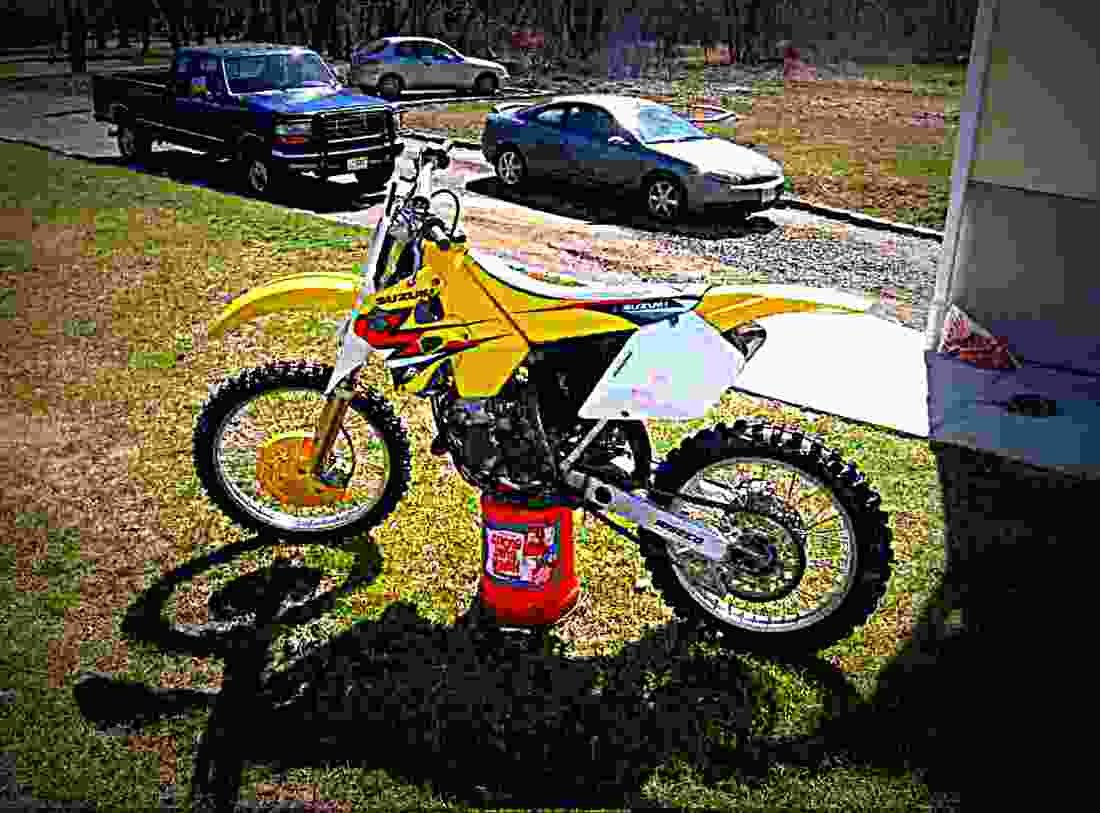 Suzuki AN 125 1997 4 motorbike A4 Photo Print