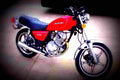 Suzuki AN 125 1997 6 motorbike A4 Photo Print