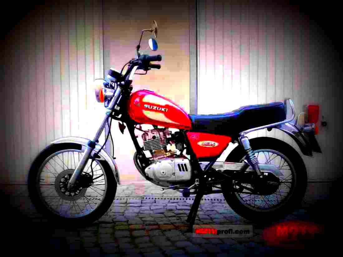 Suzuki AN 125 1998 2 motorbike A4 Photo Print
