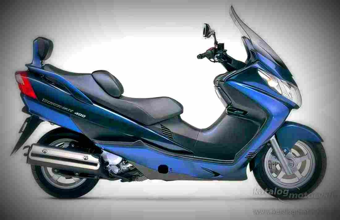 Suzuki AN 400 Burgman 2006 3 motorbike A4 Photo Print