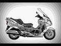 Suzuki AN 400 Burgman 2009 4 motorbike A4 Photo Print