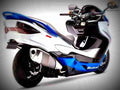 Suzuki AN 400 Burgman 2009 5 motorbike A4 Photo Print