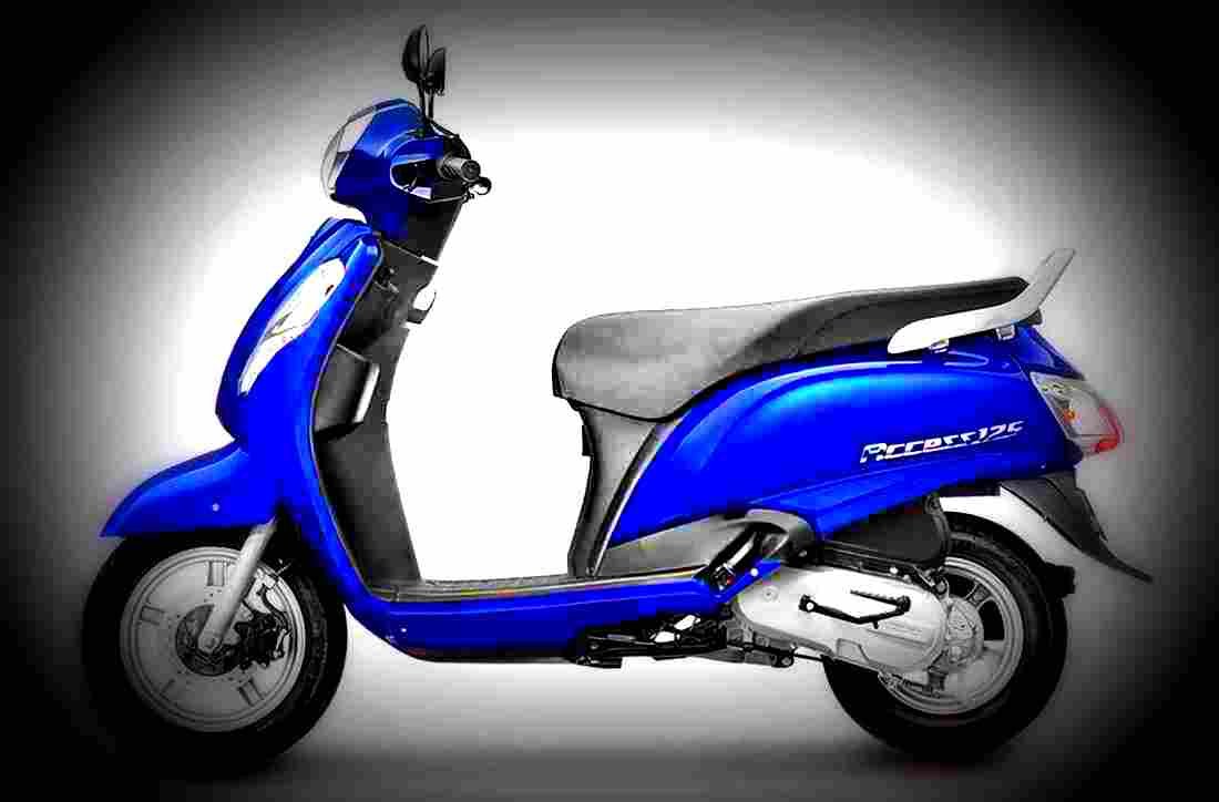 Suzuki Access 125 2017 2 motorbike A4 Photo Print