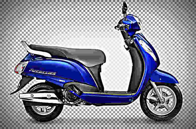 Suzuki Access 125 2017 4 motorbike A4 Photo Print